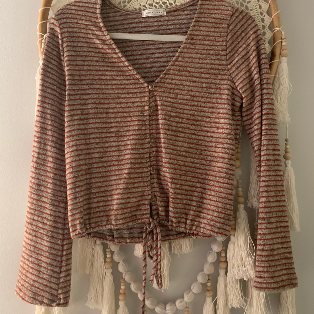 Emory park soft long sleeve stripped